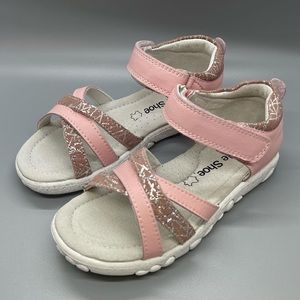 NWT Pink Ole Shoe Girls Leather Sandals